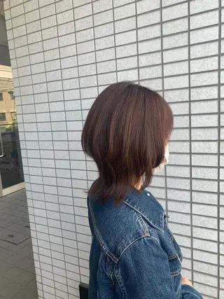 ミディアム カラー クバガワ シュンのヘアスタイル