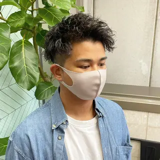 パーマ メンズ Le'a所属・渋谷/フェード/ 國分 翔のヘアスタイル