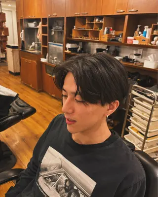 ショート メンズ SUPERCOOL   and RICO.所属・山室 恵介のヘアスタイル