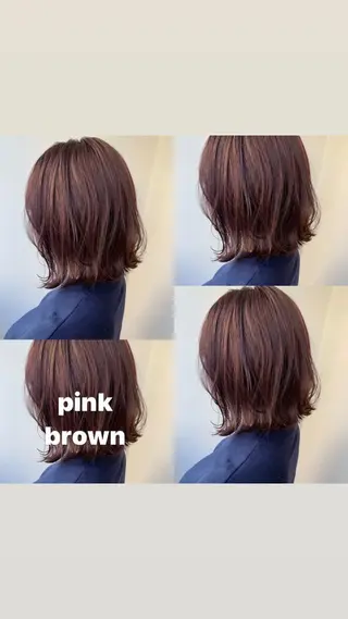 ミディアム RIYA❤︎ Aujuaソムリエのヘアスタイル