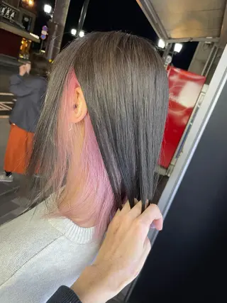 ミディアム ブリーチ　BAM BIのヘアスタイル