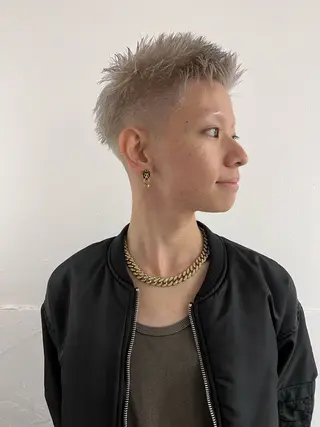 ショート カラー メンズ メンズスタイリスト リュウジのヘアスタイル