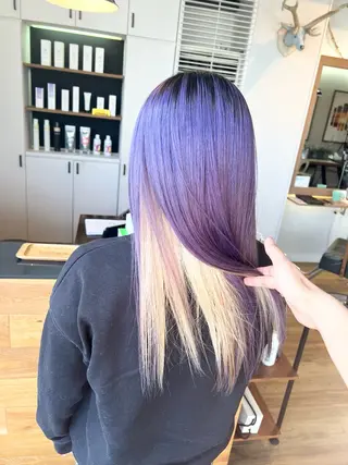 ロング カラー 堀 望美のヘアスタイル