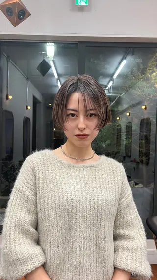 ショート カラー 竹下 浩一のヘアスタイル