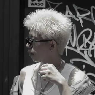 ショート カラー パーマ メンズ メンズ特化 😎キョウヘイ😎のヘアスタイル