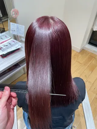 ミディアム カラー unique RINNEのヘアスタイル