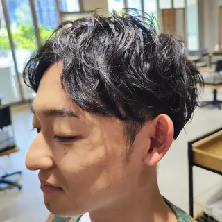 メンズ FourCornersCutShop3/cent栄フェード刈り上げメンズ専門所属・フェード/パーマ☀ 安部佑希のヘアスタイル