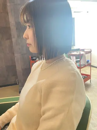 ショート カラー 広島/ボブ/レイヤー 🌿‬wakabaのヘアスタイル