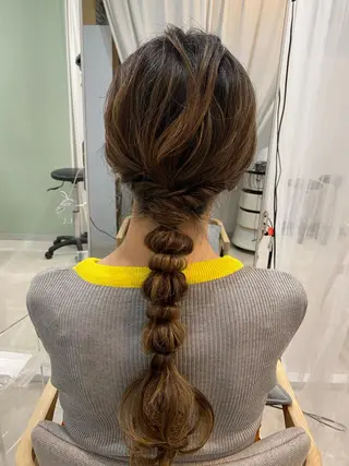 ヘアアレンジ 谷川 李奈のヘアスタイル