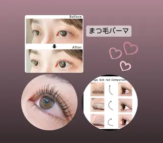マツエク・マツパ WHITENING ハウスのマツエク・マツパデザイン