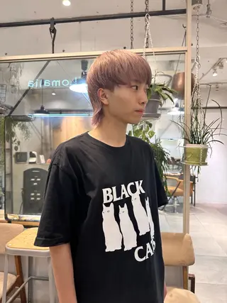 カラー メンズ REINA☁️透明感 カラー/ぷつっと♡のヘアスタイル