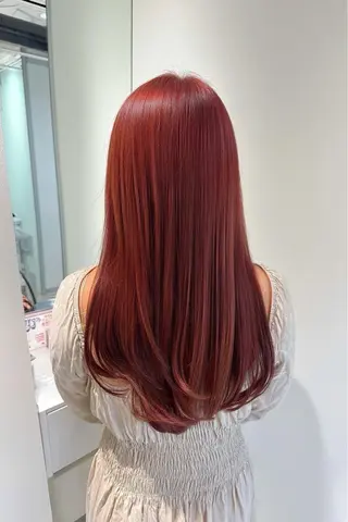 カラー 💕暖色カラー/ボブ /ピンク💕のヘアスタイル
