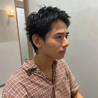 メンズ garage.所属・スパイキーショート 平出天翔のヘアスタイル