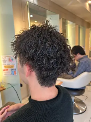 ショート パーマ メンズ リリー /Men's/パーマのヘアスタイル