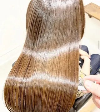 ロング Rubik's 阿倍野店所属・髪質改善 特化サロンのヘアスタイル