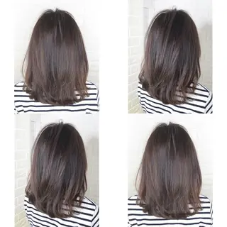 ミディアム カラー KIZU 髪質改善 オカルト怪談のヘアスタイル