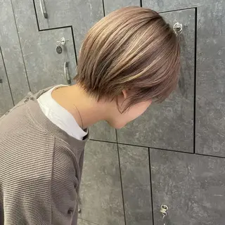 ショート 瓜谷 亮磨のヘアスタイル