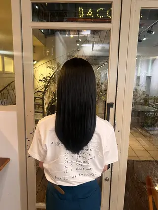 ロング カラー 山下 心のヘアスタイル