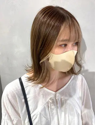 ミディアム カラー カラー系/カット特化 🟠オオタキマサシのヘアスタイル