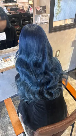 ロング カラーモデル募集✨️ YUKI🎀☁️のヘアスタイル