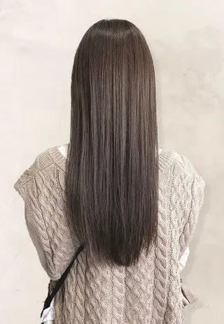 ロング 縮毛矯正 髪質改善 鈴木のヘアスタイル