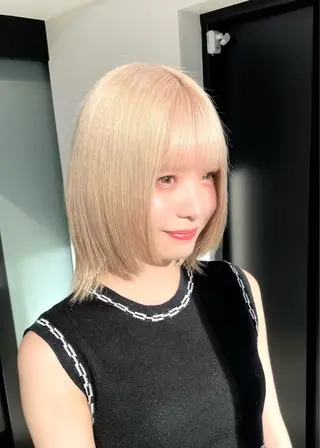 ミディアム JUNYA 海外ガールヘアのヘアスタイル