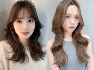 ロング ショート レイヤー ロンド エメのヘアスタイル