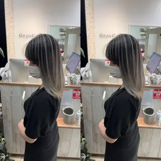 ミディアム Y Uのヘアスタイル