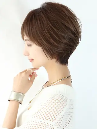 ショート カラー 自由が丘×似合わせ ディレクター枦山大将のヘアスタイル