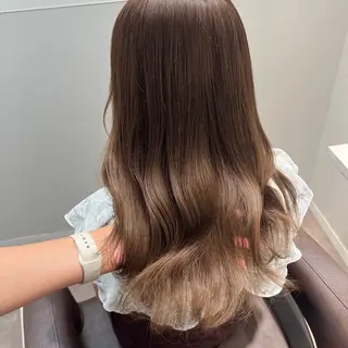 セミロング 韓国モテhair🍑 momoのヘアスタイル