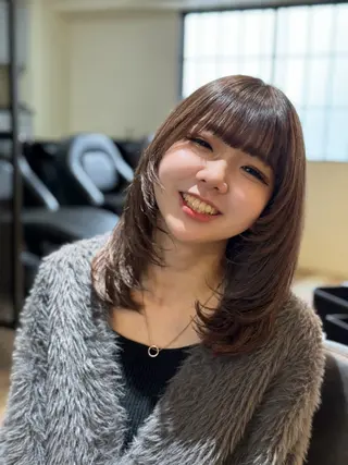 ミディアム 🤍理想の顔周り kouta🤍のヘアスタイル