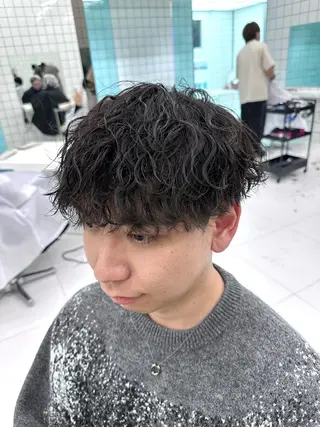 メンズ 白髪ぼかし/白髪 メッシュ/ゆうとのヘアスタイル