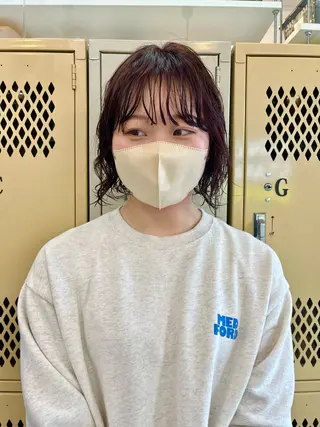 ショート カラー パーマ 🌼sunc HINAMI🌼のヘアスタイル