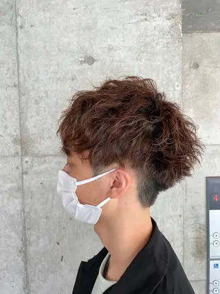 ショート カラー パーマ メンズ 🔥メンズ特化パーマ 🦖増田弘明🦖のヘアスタイル