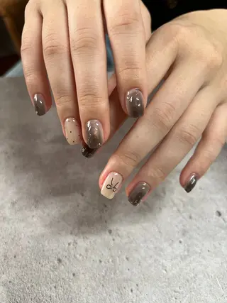ネイル Ri.nail オクマトモカのネイルデザイン