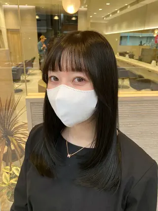 ミディアム カラー wawa miu🌷のヘアスタイル
