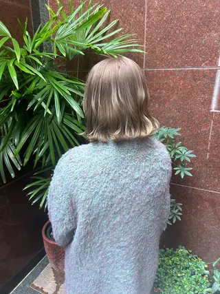 ミディアム カラー CURIO/南船場 /RIN💈🍎のヘアスタイル