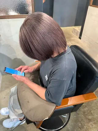 セミロング Baby美容師 Ninaのヘアスタイル