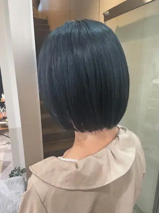 ミディアム カラー 髪質改善ストレー ト指名NO.1林駿希のヘアスタイル