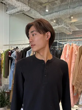 カラー メンズ ANY/メンズ特化/ シバヤ ユウキのヘアスタイル