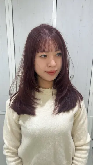 ロング カラー hana/海外風ヘア /レイヤーカットのヘアスタイル