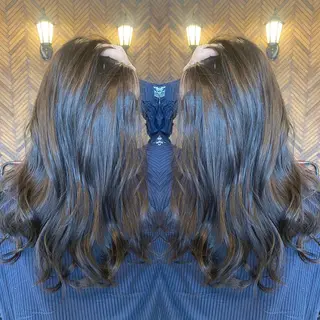 ロング カラー tocca 💜石田愛結💜のヘアスタイル