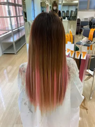 ロング 一ノ瀬 蘭のヘアスタイル