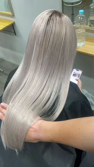 ロング カラー Lig.遠藤 航平のヘアスタイル