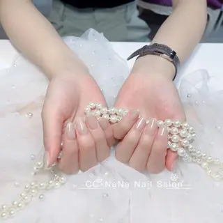 ネイル CC  NaNa ワンホンネイル🌙Nのネイルデザイン
