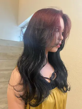 セミロング SIKI yuuna レイヤーカット🪽のヘアスタイル