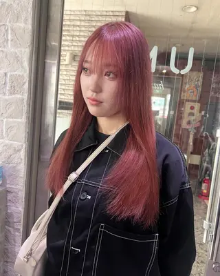 カラー AYANE 韓国ヘア /レイヤーカットのヘアスタイル