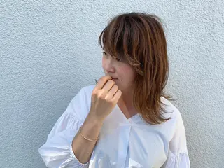 セミロング 芽生 🌱のヘアスタイル