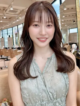 セミロング 🐻原宿レイヤー特化 🐻平島歩のヘアスタイル