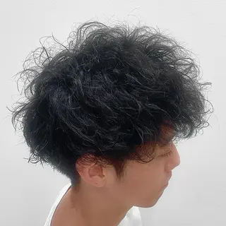 パーマ メンズ パーマモデル募集🌈 森脇帆南のヘアスタイル